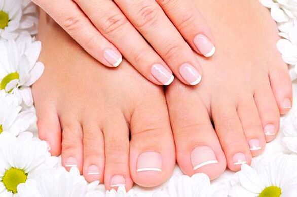 zdravi nokti na nogama nakon liječenja gljivica